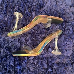 Lemonade Clear Rainbow Sandals